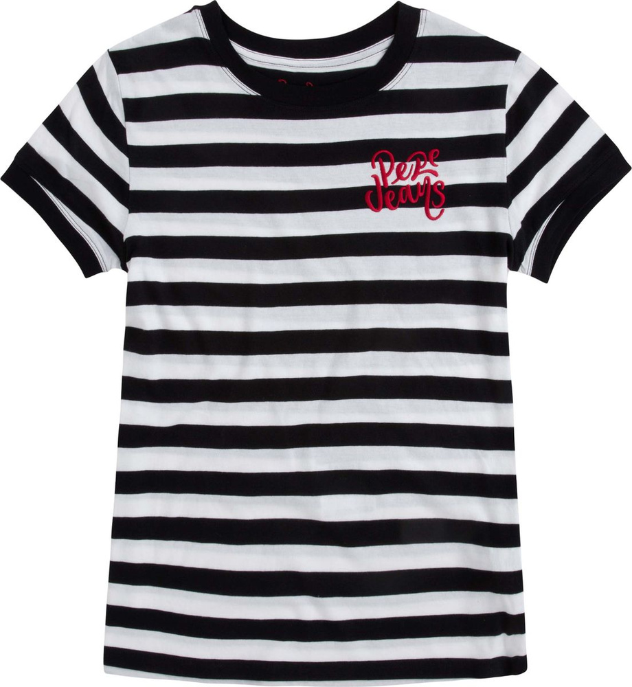 Футболка Pepe Jeans, размер 52, 54, цвет черный, 100% Хлопок - купить ...