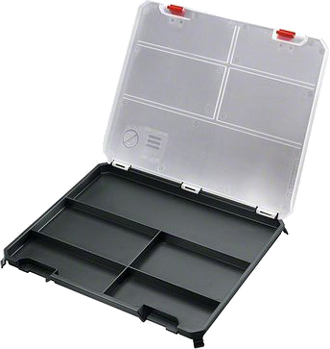 Ящик для инструментов Bosch Lidbox, прозрачный, 32.4 х 26.4 х 2.2 см  #1