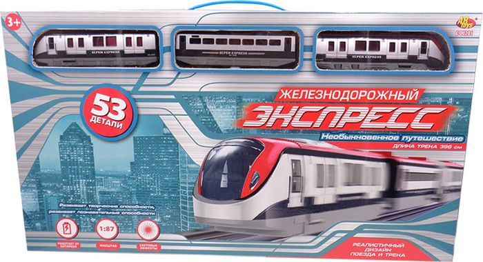 Железная дорога ABtoys "Экспресс", C-00201(WB-A7303), 53 предмета #1