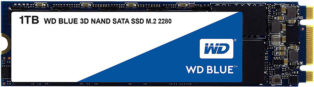Western Digital Внутренний SSD-диск Blue M.2 SATA3 6.0 Гбит/с (WDS100T2B0B) #1