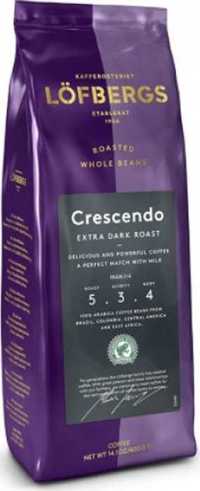 Кофе в зернах Lofbergs Crescendo Hela 400g #1