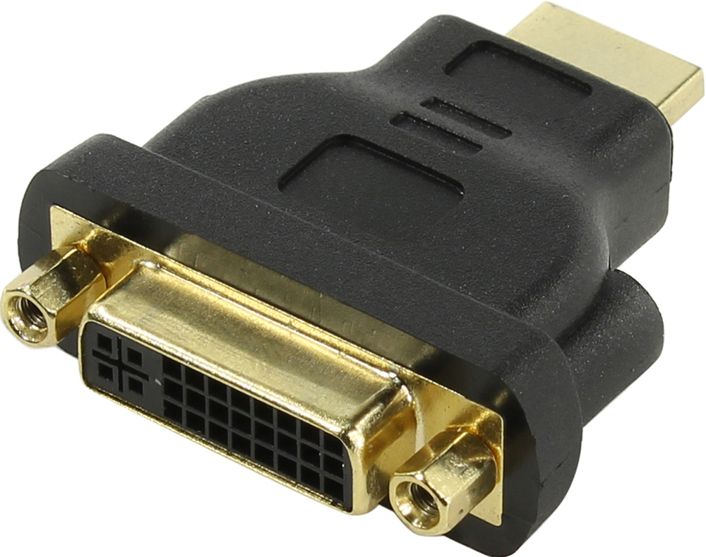 Переходник HDMI 19M - DVI-D 25F VCOM позолоченные контакты