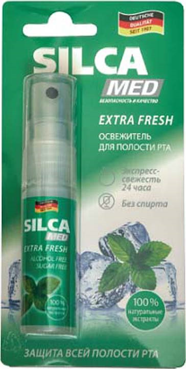 Ополаскиватель для полости рта Silcamed Extra Fresh, 15 мл - купить с ...