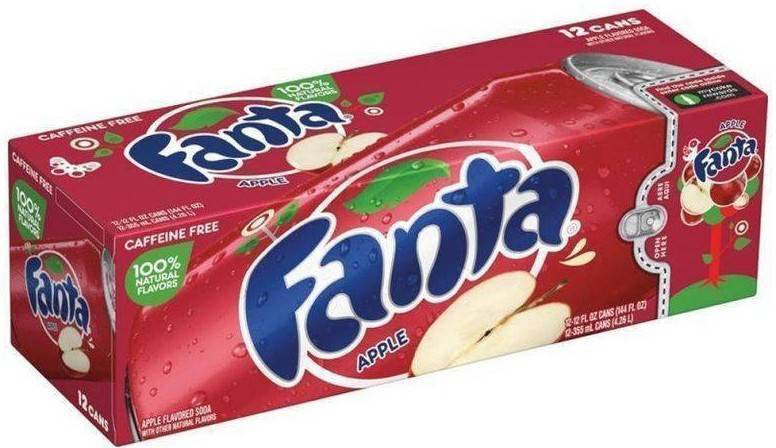 Газированный напиток Fanta "Яблоко", 12 шт по 355 мл - купить с ...