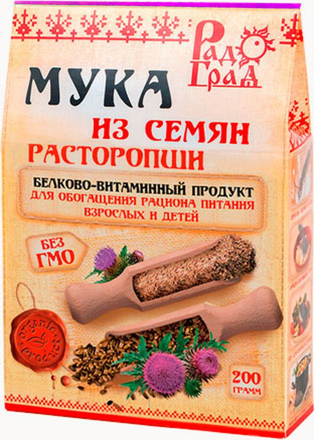 Мука расторопши Радоград, 200 г - купить с доставкой по выгодным ценам ...