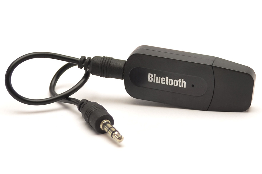 Bluetooth адаптер Wireless music 3.5mm audio jack для авто, черный #1