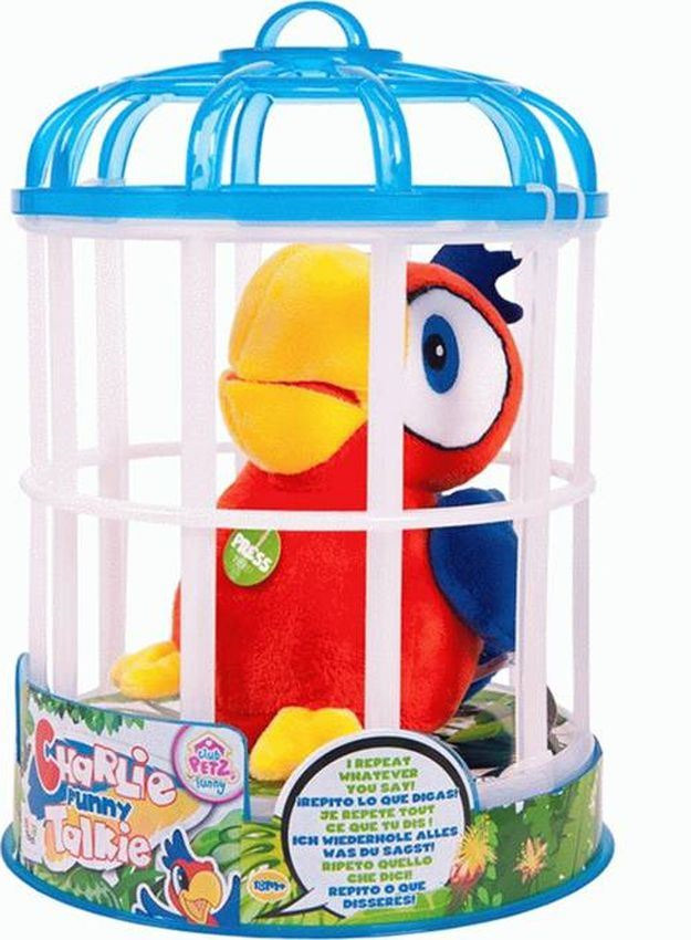 Интерактивная игрушка IMC Toys Club Petz Funny "Попугай Charlie", 94215 ...