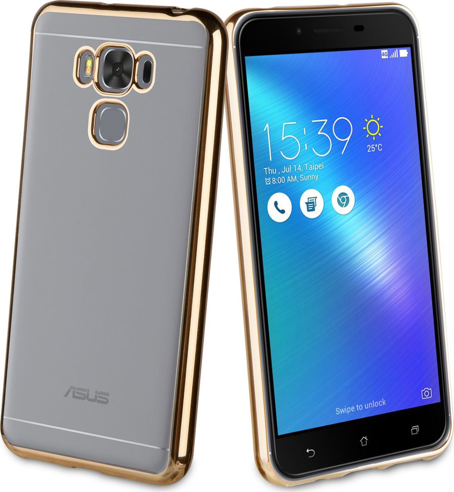 Чехол-накладка Muvit Bling Case для ASUS Zenfone 3 Max ZC553KL (5,5) золото  - купить с доставкой по выгодным ценам в интернет-магазине OZON (627716776)