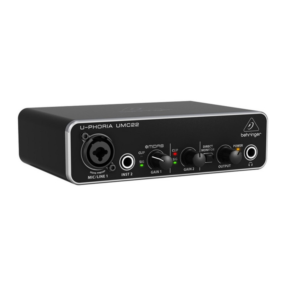 BEHRINGER U-PHORIA UMC22 USB аудиоинтерфейс, 2 входа/2 выхода #1