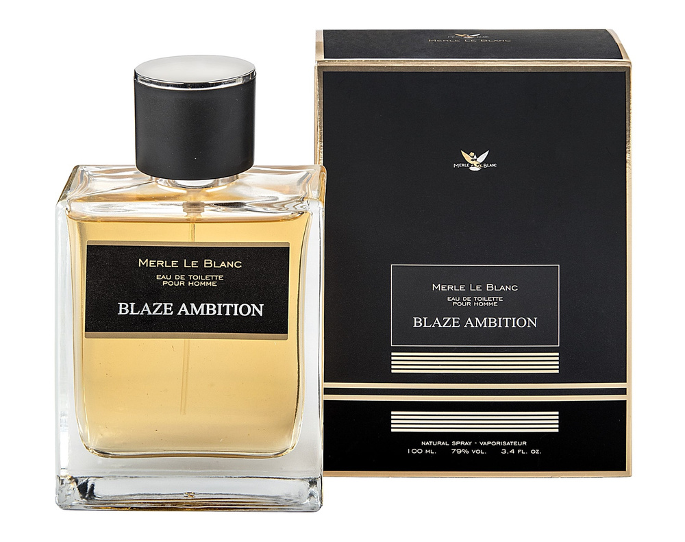 Туалетная вода мужская BLAZE AMBITION от Merle Blanc парфюм для