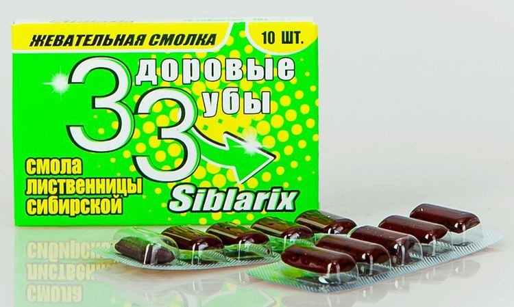 Жевательная смолка Нарине "Siblarix. Здоровые зубы", 1,0 г, №10 #1