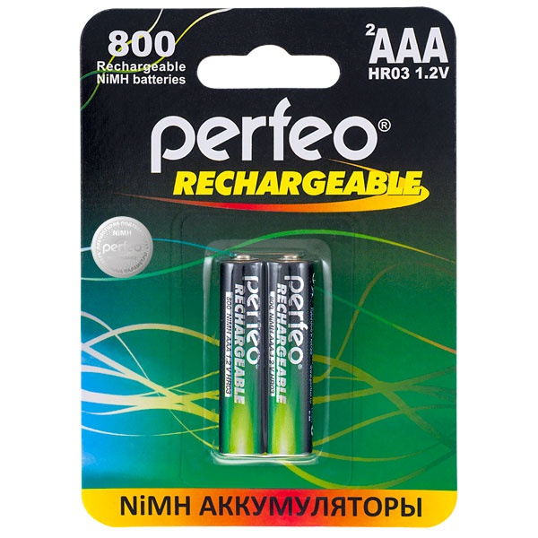 Аккумуляторная батарейка Perfeo Блистер 2 шт #1