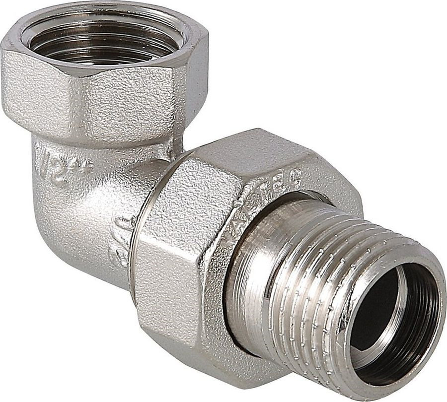 Valtec Фитинг резьбовой - сгон угловой разъемный, 1/2" внутренний ...