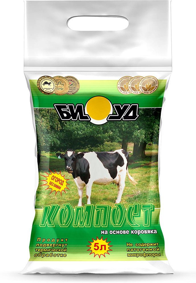 Удобрение "БИУД-КОМПОСТ", органическое, 5 л - купить с доставкой по ...