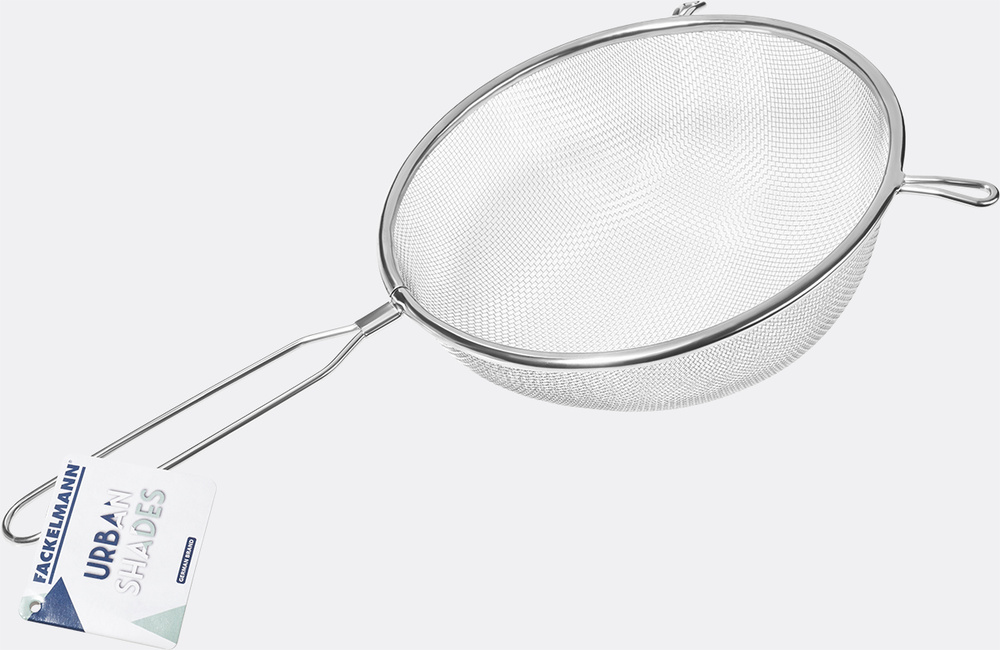 Сито стальное FACKELMANN Urban, диаметр 18 см, сито для просеивания и ...