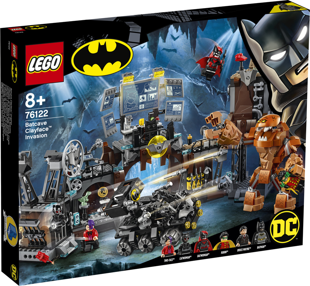 LEGO Super Heroes 76122 Конструктор Лего Супер Герои Вторжение Глиноликого  в бэт-пещеру