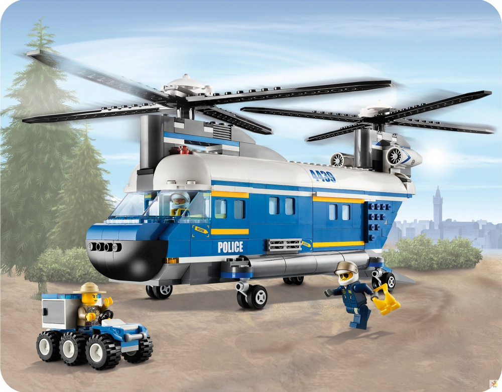 lego city police helicopter 4439