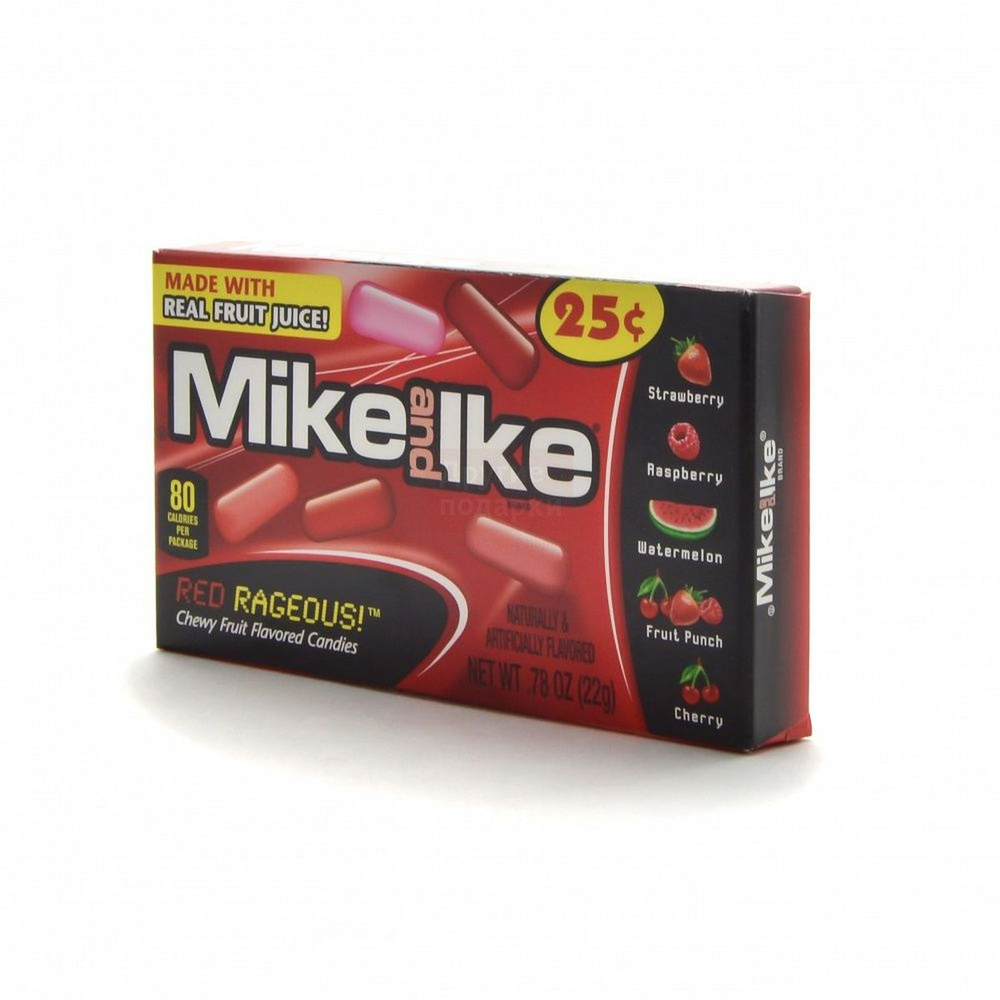 Жевательное драже Mike and Ike Redrageous, 22 г - купить с доставкой по ...