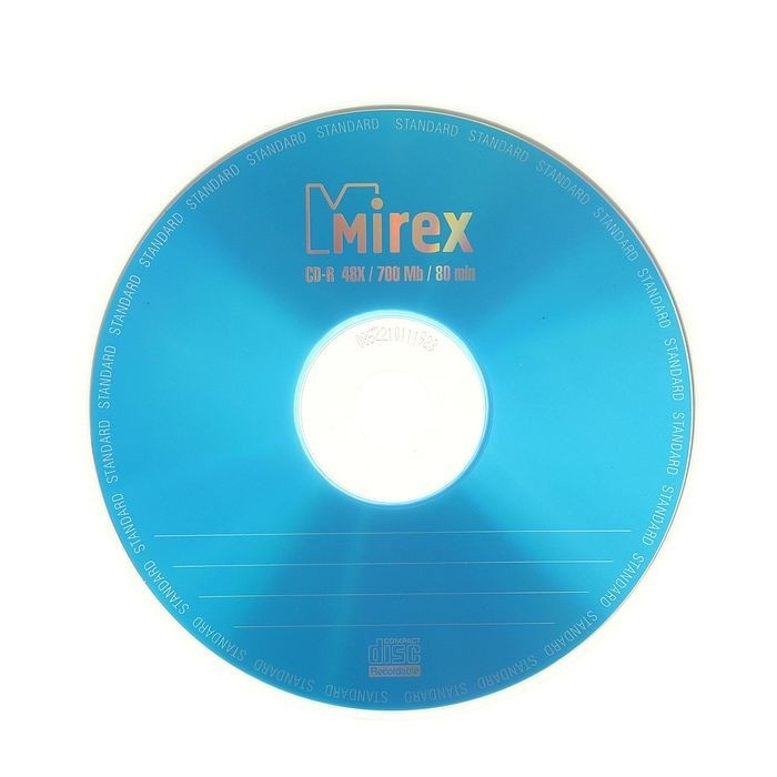 Диск CD-R Mirex 700 Mb 48х, Standard, в бумажном конверте, 1 шт ...
