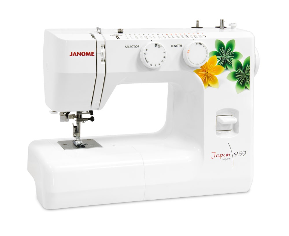 Швейная машина Janome Japan 959 / для дома / 19 операций / петля-автомат