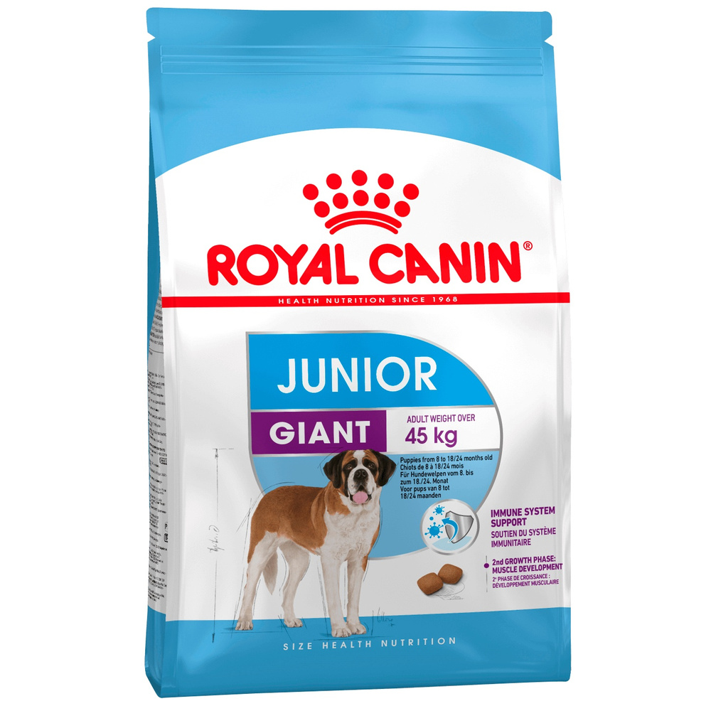 ROYAL CANIN Giant Junior корм для щенков гигантских пород до 18/24 ...