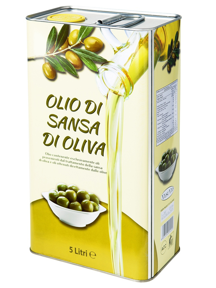 Оливковое масло для жарки Olio di sansa di oliva 5 л ( Италия ...
