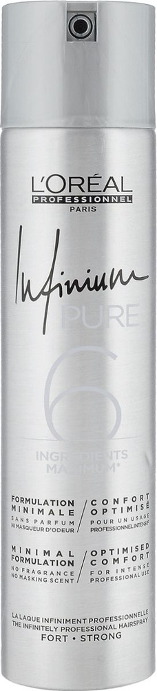 Loreal Professionnel Лак Infinium Pure Strong для сильной фиксации 300 мл (, Infinium)  #1