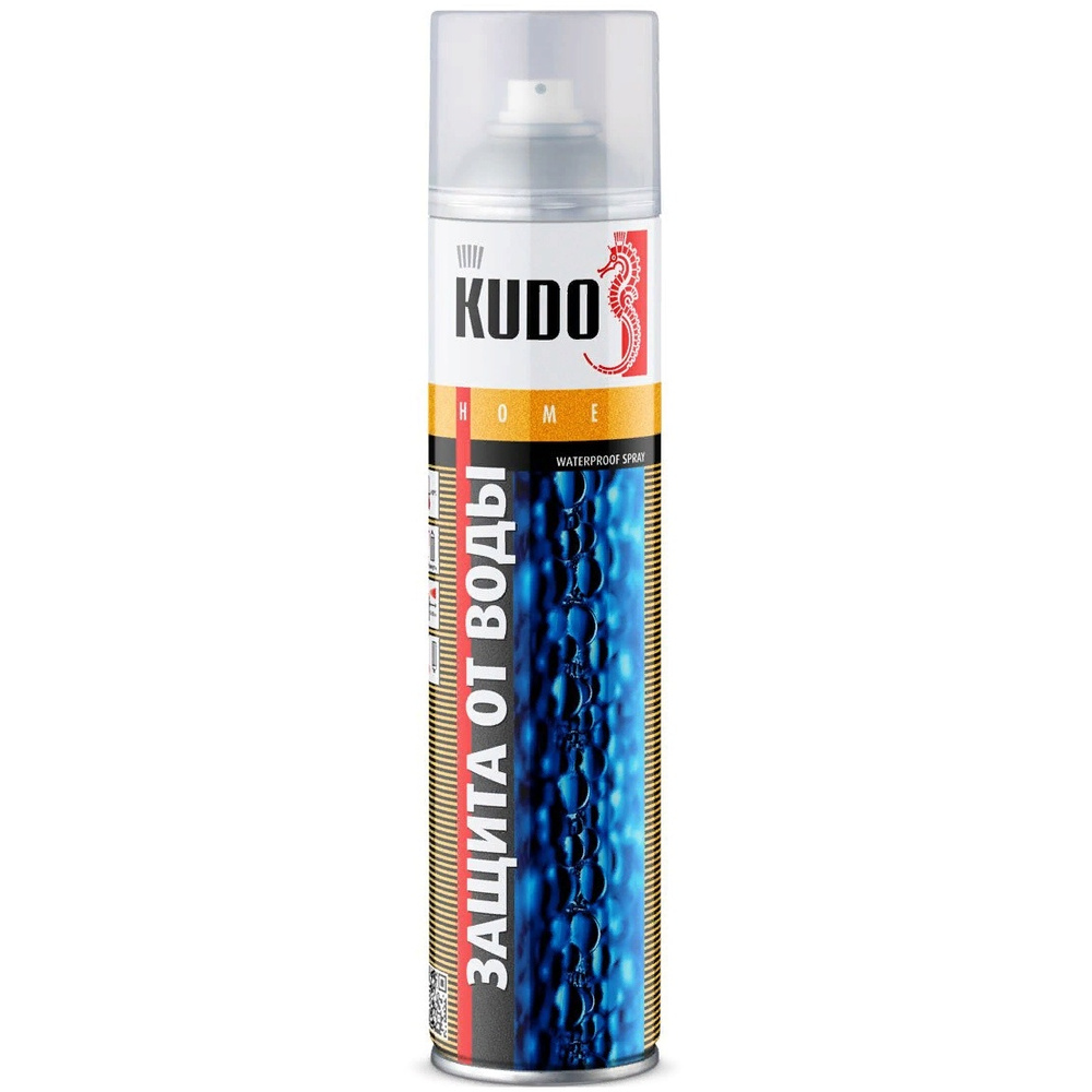 Водоотталкивающая пропитка KUDO "Защита от воды", для одежды и обуви, для кожи и текстиля, аэрозоль, #1