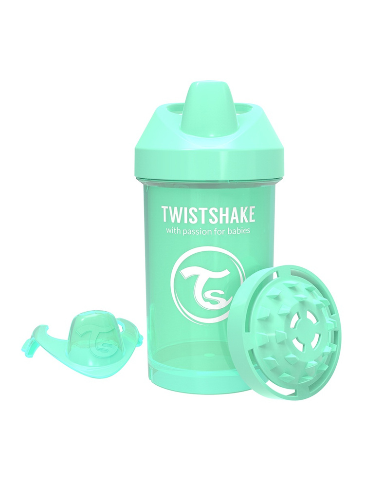 Поильник Twistshake Pastel Green, цвет: зеленый, 300 мл #1