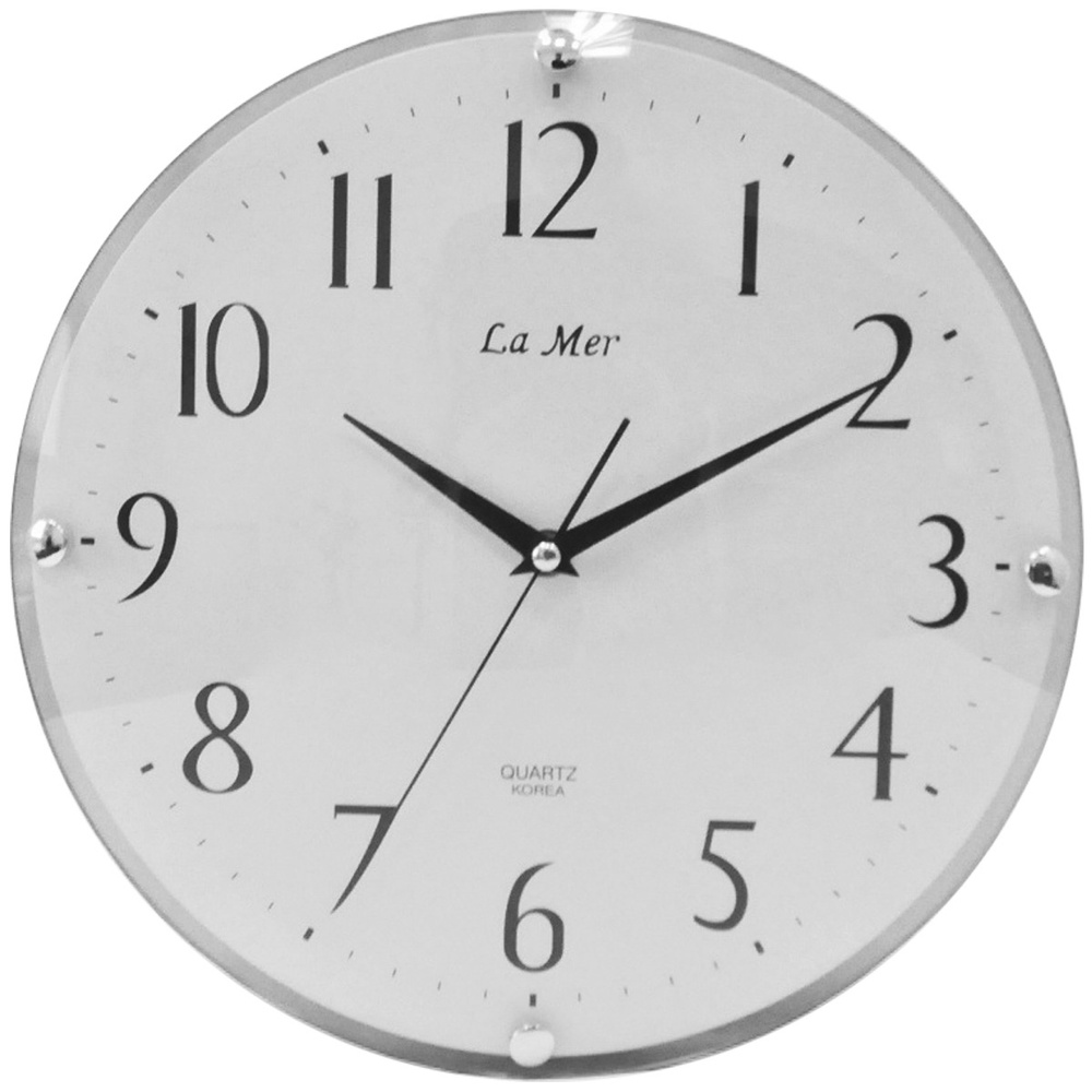 Настенные часы La Mer GD207001, Ч7110, белый - купить по низкой цене в ...