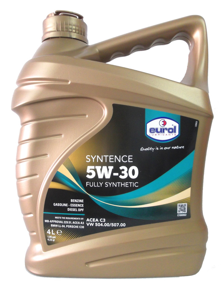 EUROL SYNTENCE 5W-30 Масло моторное, Синтетическое, 4 л #1