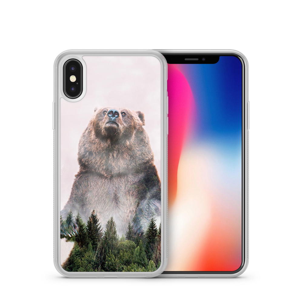 Чехол для iPhone X BAZZY PRINT 