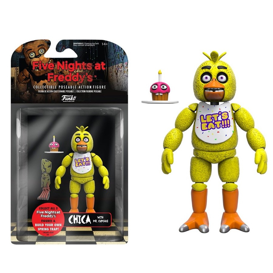 Подвижная игрушка ФНАФ Чика (Articulated Chica Action Figure) - купить с  доставкой по выгодным ценам в интернет-магазине OZON (155305562)