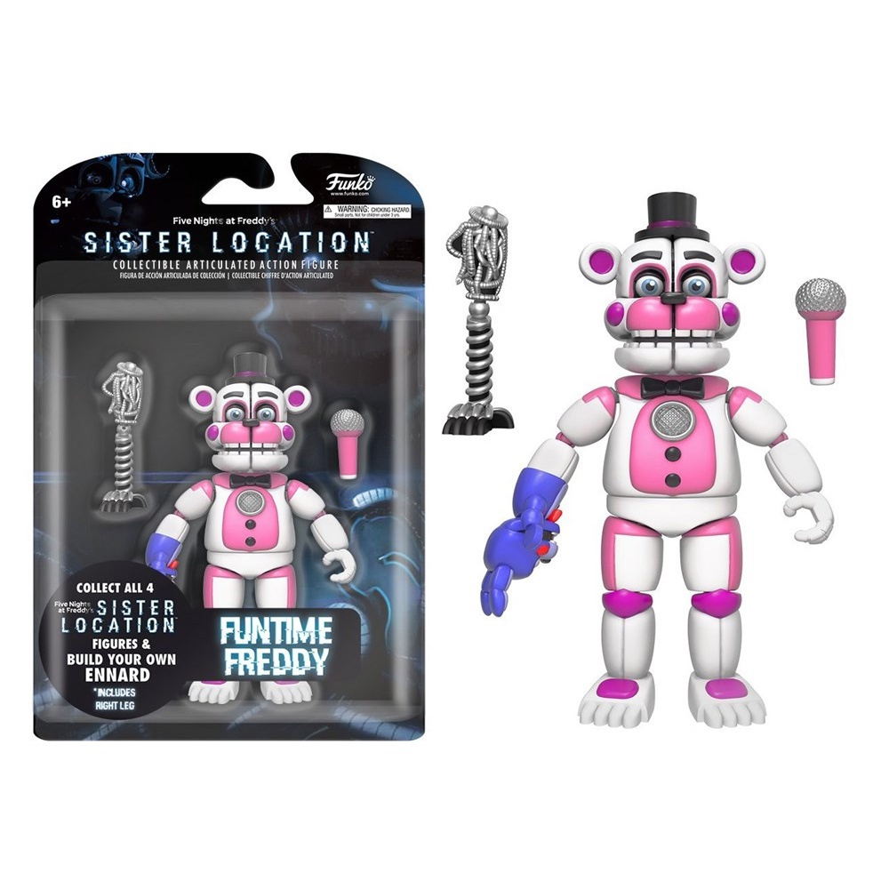 Подвижная игрушка Фантайм Фредди ФНАФ (Funtime Freddy Action Figure) 13 см