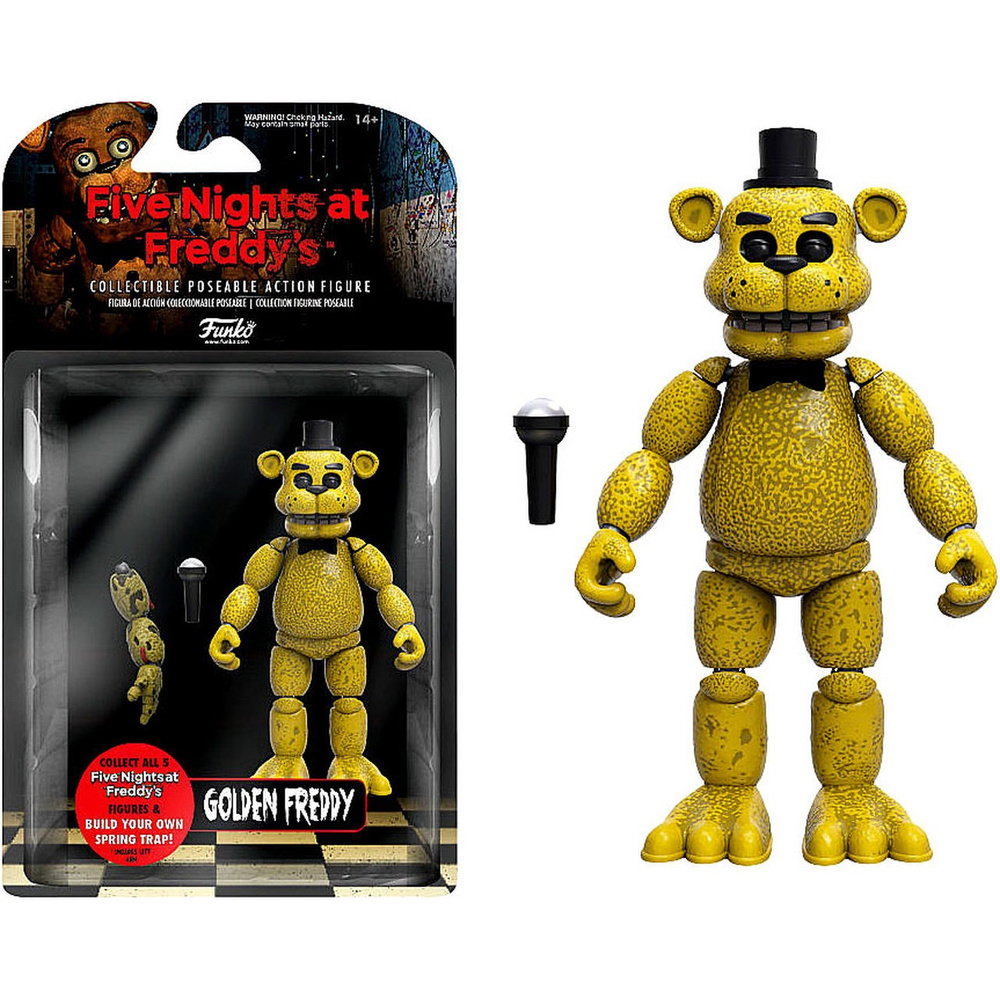 Подвижная игрушка Золотой Фредди (Golden Freddy Action Figure)