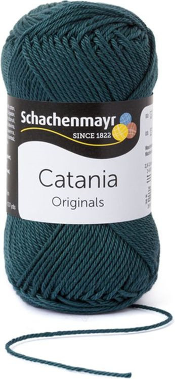 Пряжа для вязания Schachenmayr Originals Catania, изумрудный (00244), 125 м, 50 г  #1