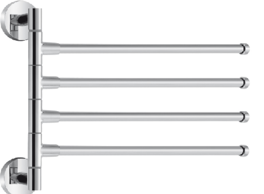 Вешалки поворотные для полотенец в ванную комнату