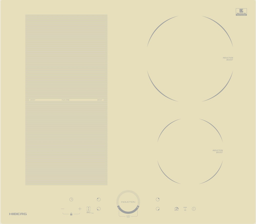 Hiberg Индукционная варочная панель i-MS 6049 Y, бежевый #1