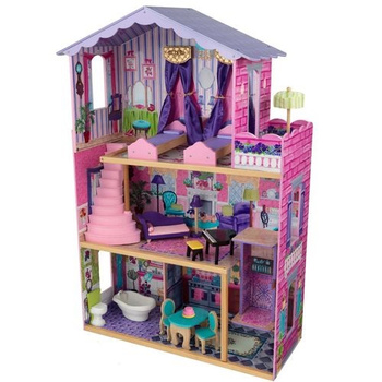 KidKraft Candy hot Castle Wooden Dollhouse with Elevator, 28 Accessories