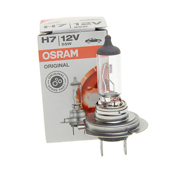 Лампа Osram H7 12V 55W Px26D Original Line – купить в интернет-магазине  OZON по низкой цене