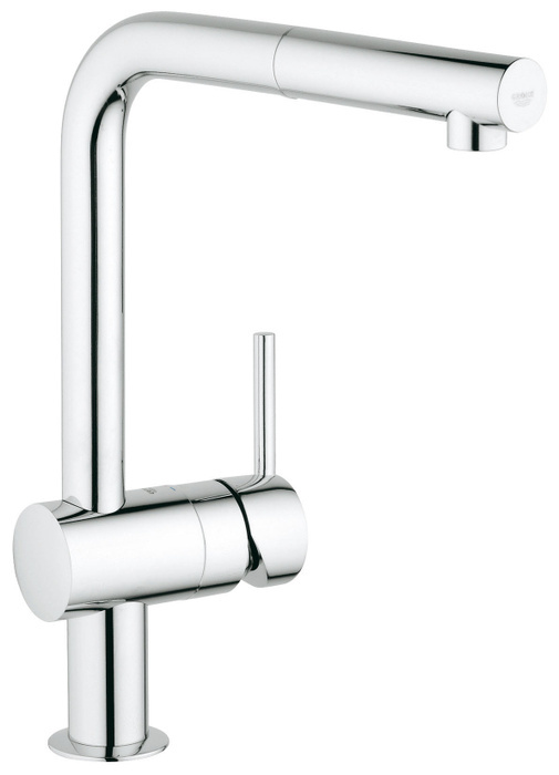 Кран для кухни с выдвижным изливом grohe