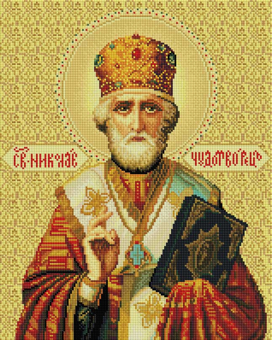 Алмазная мозаика на подрамнике 40х50 полная выкладка / религия ...