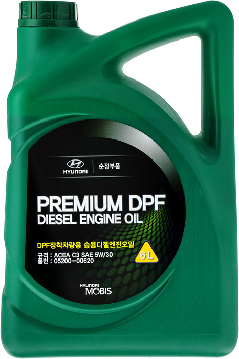 Масло моторное Hyundai-KIA PREMIUM DPF DIESEL 5W-30 Синтетическое ...