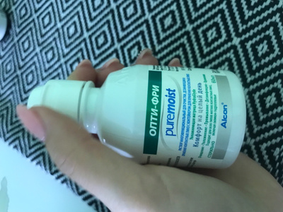 Опти-Фри Раствор для контактных линз "Pure Moist", с контейнером, 300 ...