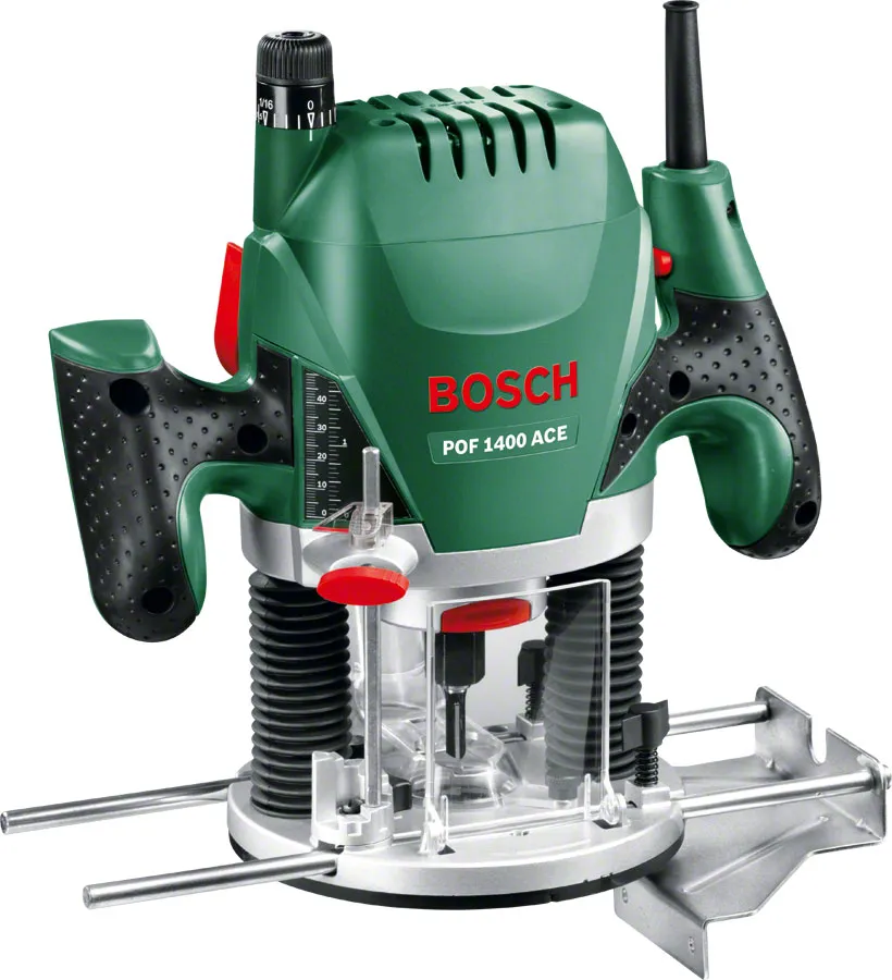 Фрезерная машина вертикальная сетевая Bosch POF 1400 ACE, 28000 об/мин, 1400 Вт, 10 мм, 060326C820, 1400 Вт, фото 3