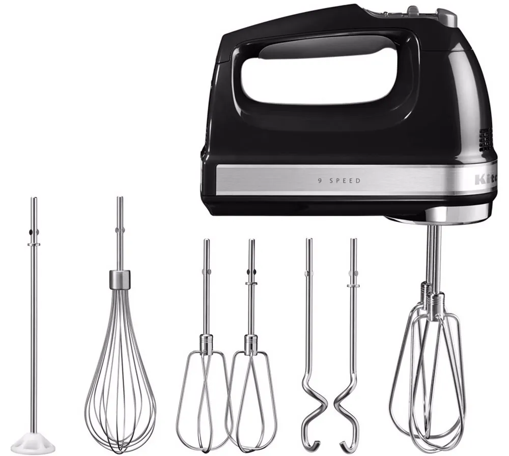Ручной миксер KitchenAid 5KHM9212EOB черный, черный, фото 4