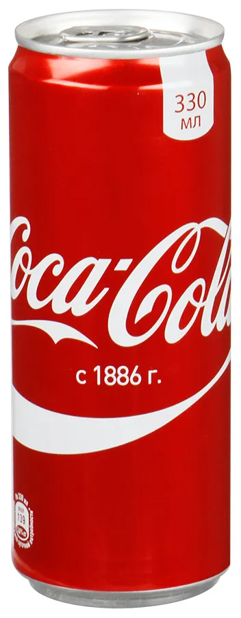 Газированный напиток Coca-Cola, 0,33 л