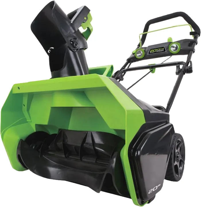 Снегоуборщик аккумуляторный Greenworks GD40ST , бесщеточный, 40В, Без аккумулятора и зарядки , 51 см. 2600007, бесщеточный 40В Без аккумулятора, фото 6