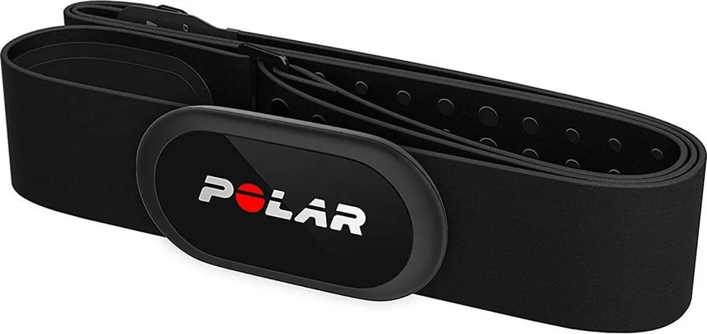 Датчик сердечного ритма Polar H10 кардиомонитор нагрудный, пульсометр, кардиодатчик ЧСС POLAR H10, M-XXL(73-106см), черный ремешок, черный, фото 4