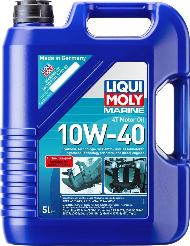 Liqui Moly Marine 10W-40 Масло моторное, Синтетическое, 5 л, 5 л, фото 6